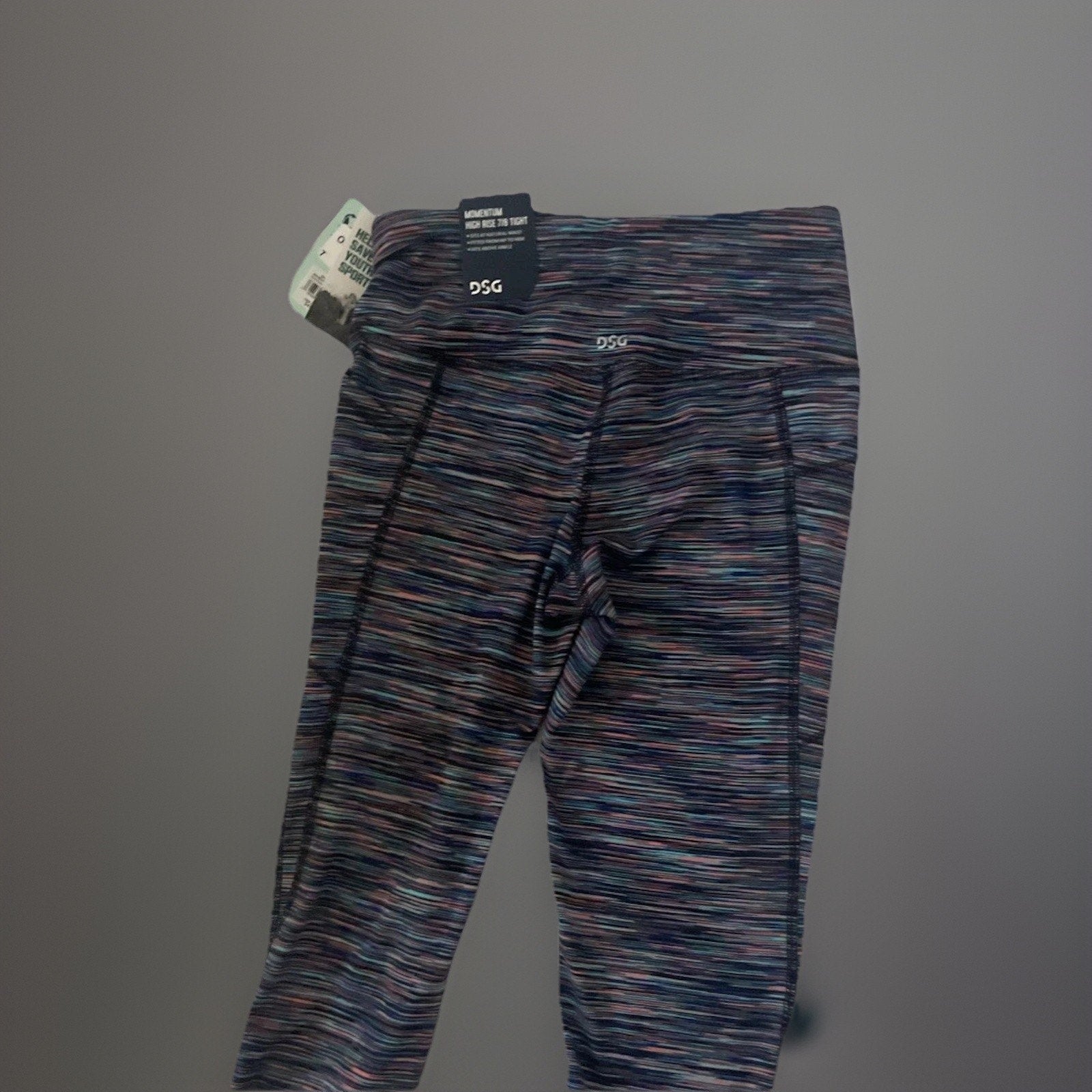 Women’s Momentum Xs 7/8 Tight Black rainbow