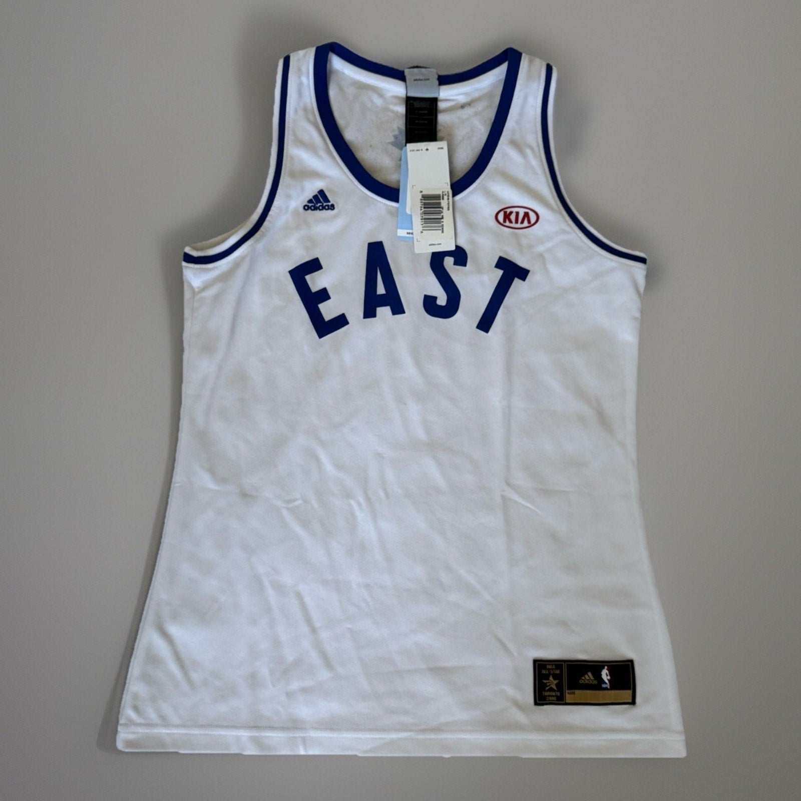 NWT Adidas 2016 Toronto NBA White All Star Jersey East Women's Size Large