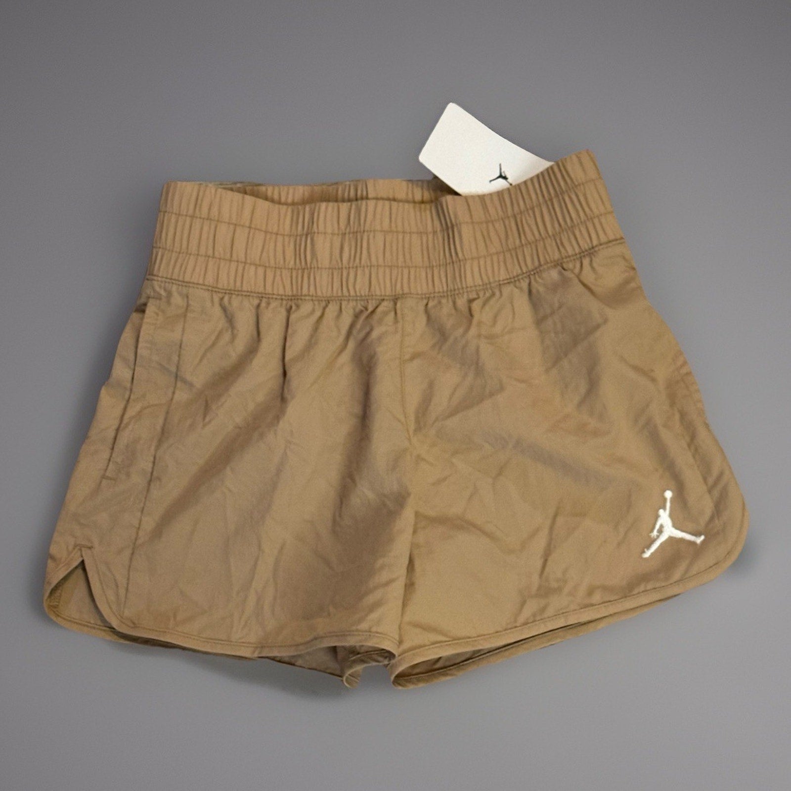 Jordan Legend Brown High Waist Youth Large Girls Shorts 724