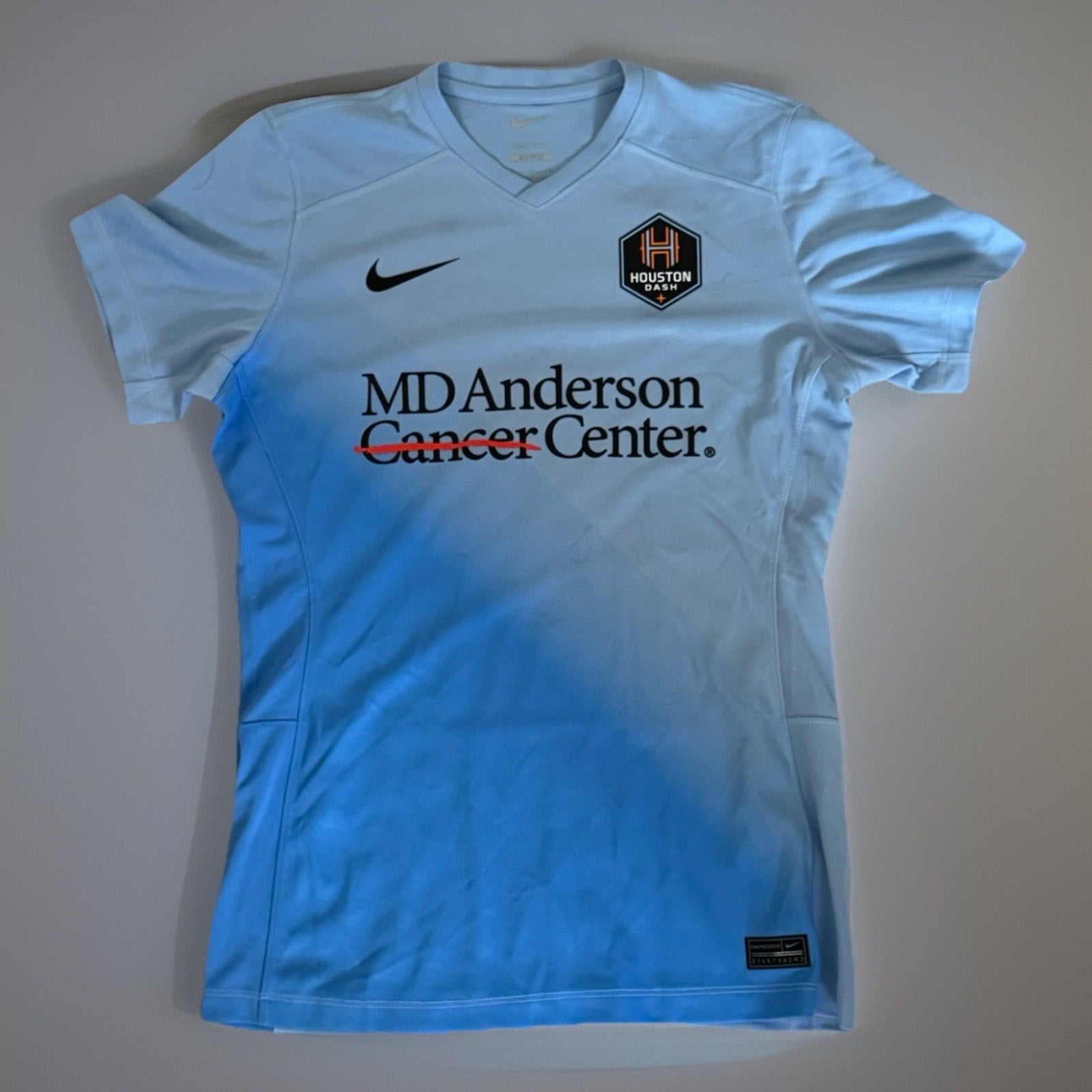 NWT Houston Dash 2024 Stadium Secondary Nike Dri-FIT NWSL Replica Jersey Men L