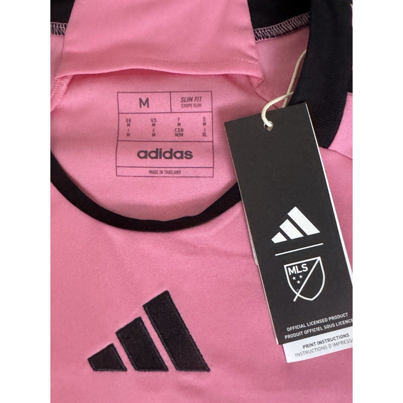 Adidas Inter Miami CF #9 Luis Suarez 2024 Authentic Soccer Jersey Mens Med NWT