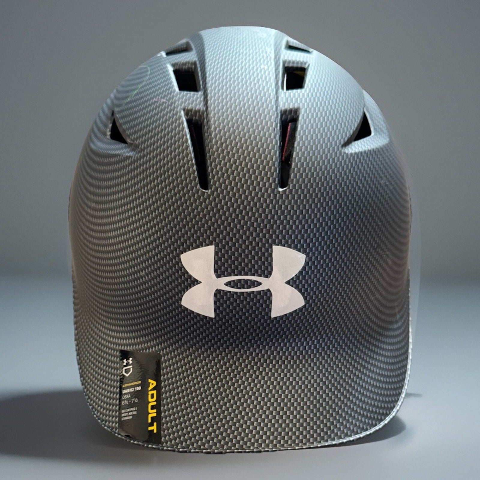 Under Armour Batting Helmet Adult Size 6.5-7.5 Black UABH2-100 Baseball Softball